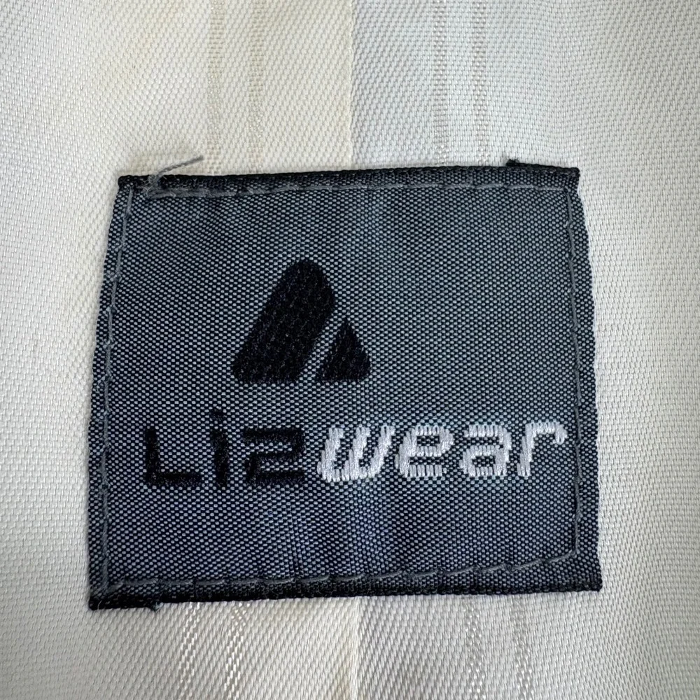 Lizwear Womens Soft Tweed Blazer Jacket‎ Gray Wool Mohair Blend Textured Size 12